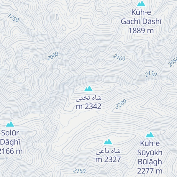 Map of شاه تختی