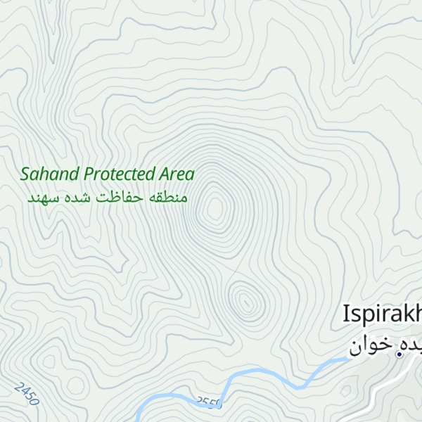 Map of Sīrān Dāgh