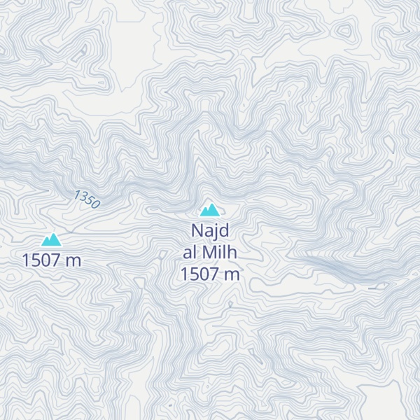 Map of Najd al Milh