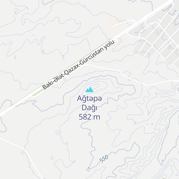 Map of Ağtəpə Dağı