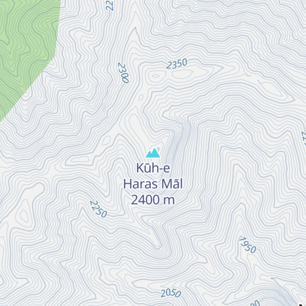 Map of Kūh-e Haras Māl