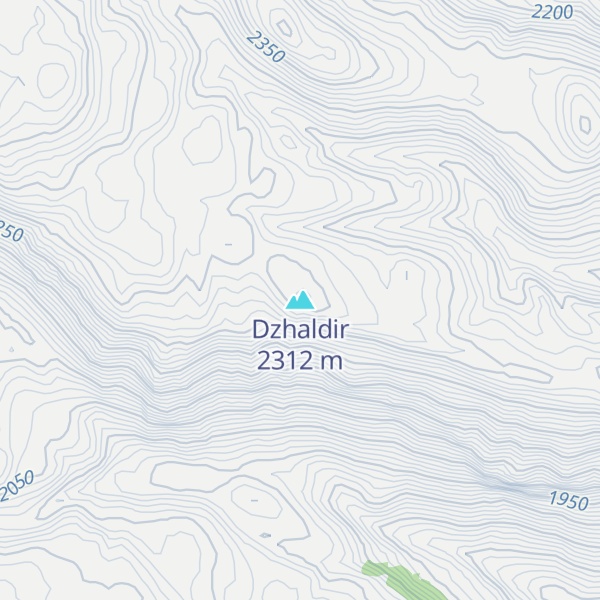 Map of Dzhaldir