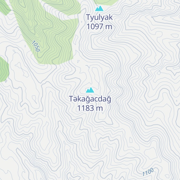 Map of Təkağacdağ
