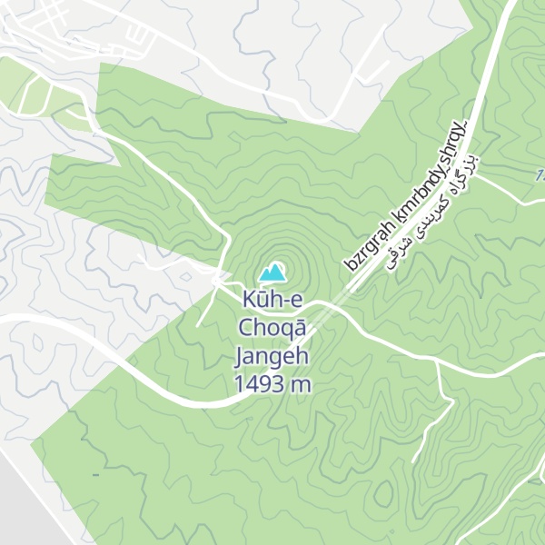 Map of Kūh-e Choqā Jangeh