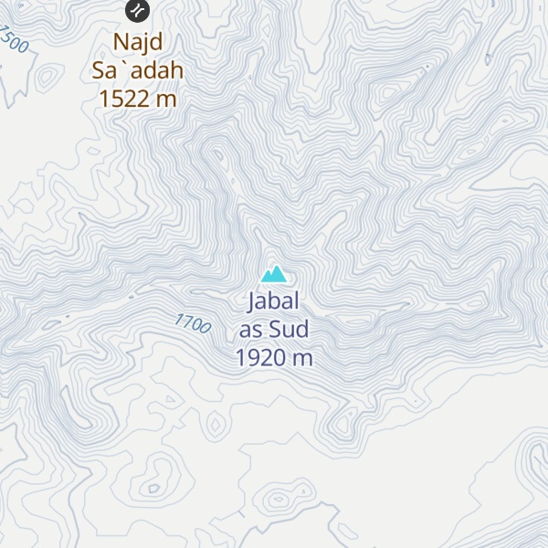 Map of Jabal as Sud