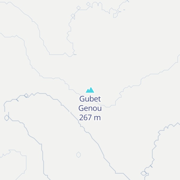 Map of Gubet Genou