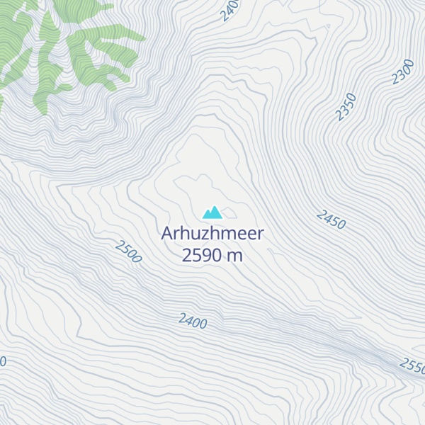 Map of Arhuzhmeer