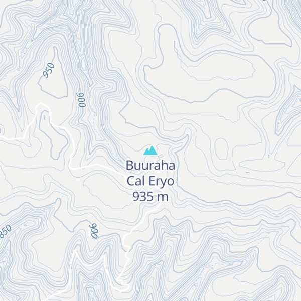 Map of Buuraha Cal Eryo
