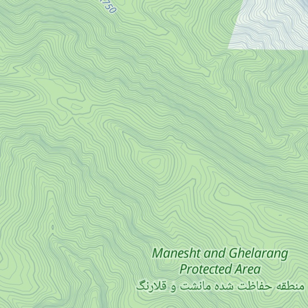 Map of Kūh-e Gāveh Rāh
