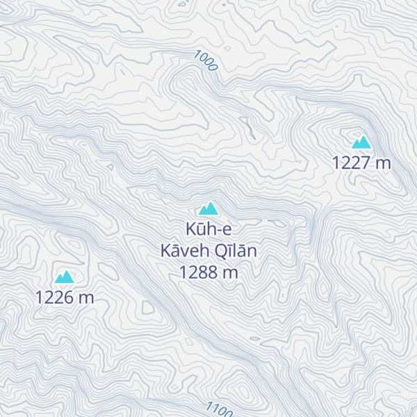 Map of Kūh-e Kāveh Qīlān