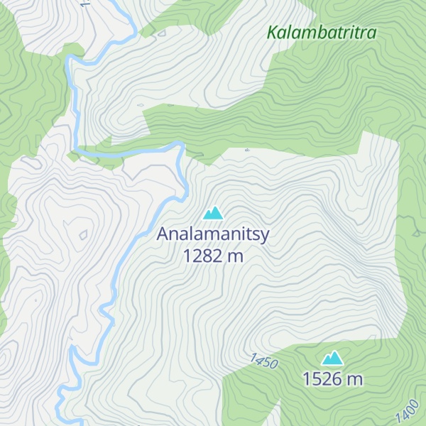 Map of Analamanitsy
