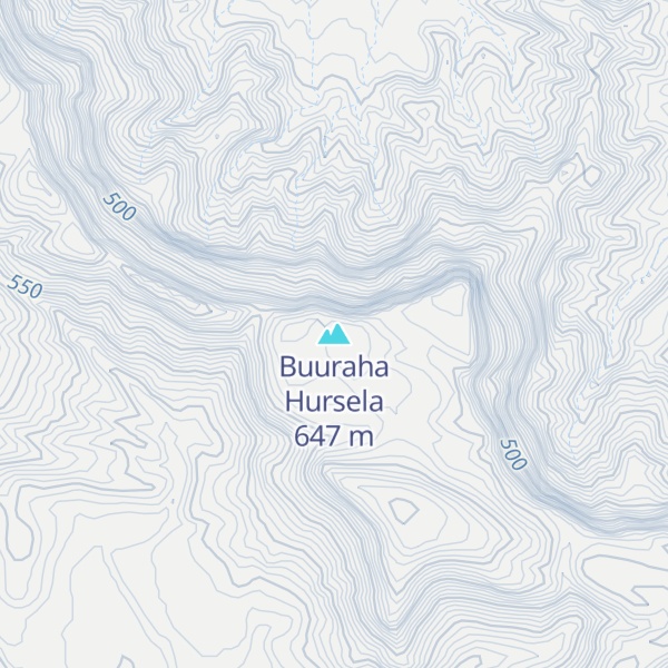 Map of Buuraha Hursela