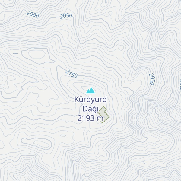 Map of Kürdyurd Dağı
