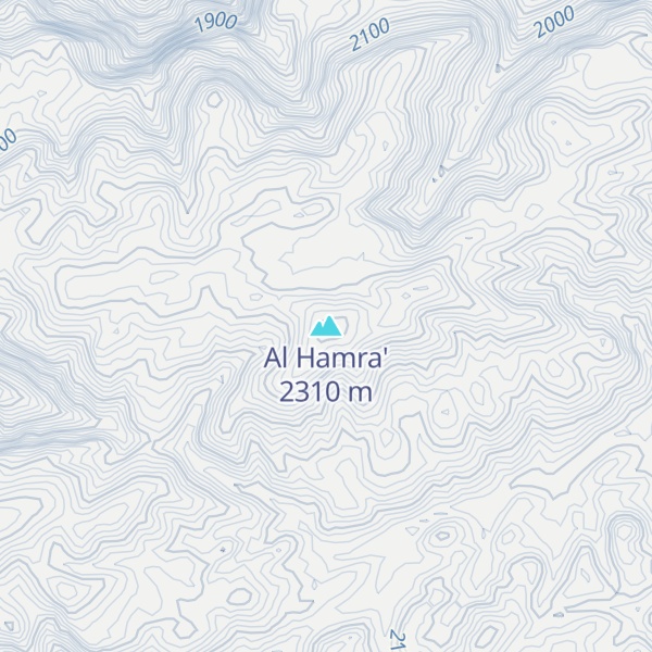 Map of Al Hamra'