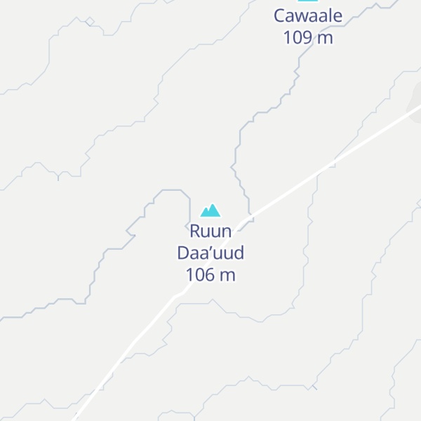 Map of Ruun Daa’uud