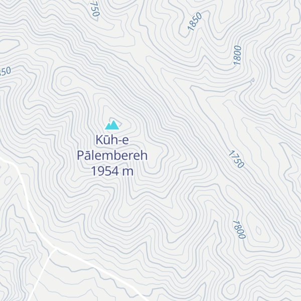 Map of Kūh-e Bābā Kūseh