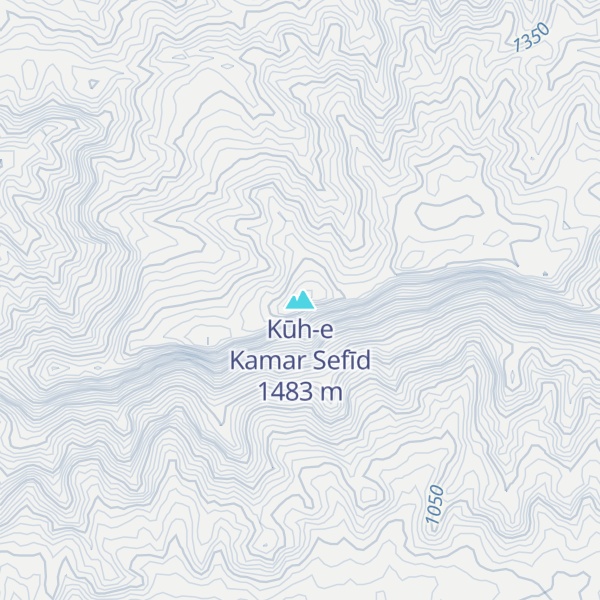 Map of Kūh-e Kamar Sefīd