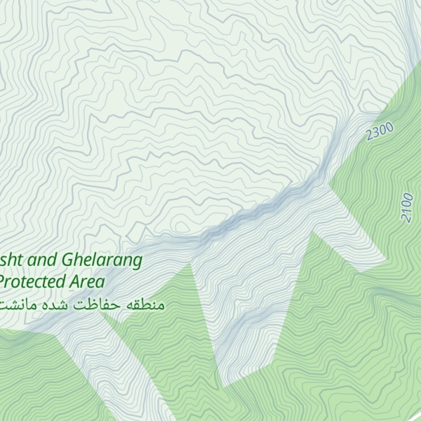 Map of Kūh-e Mānasht