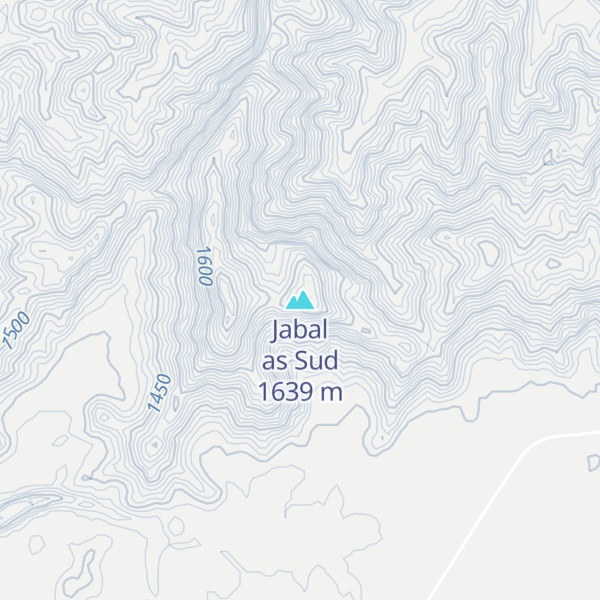 Map of Jabal as Sud