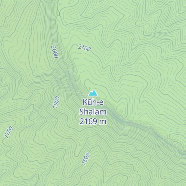 Map of Kūh-e Shalam