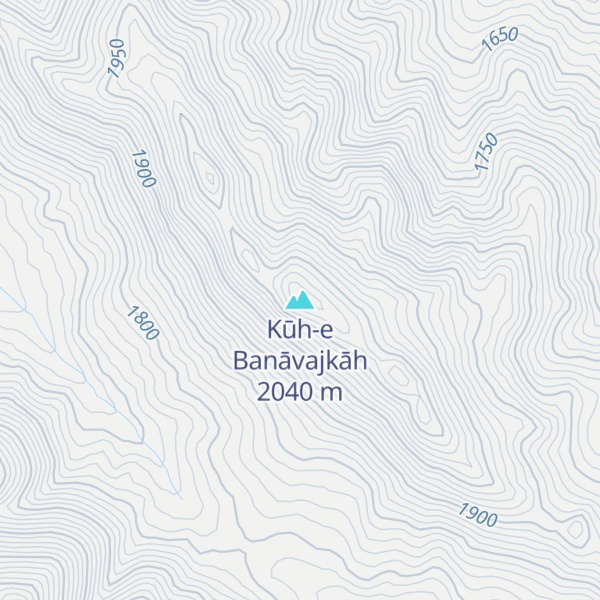 Map of Kūh-e Banāvajkāh