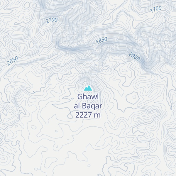 Map of Ghawl al Baqar