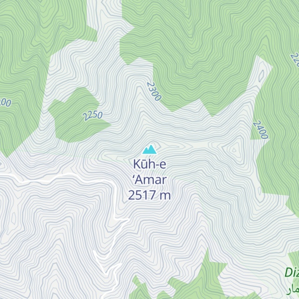 Map of Kūh-e ‘Amar