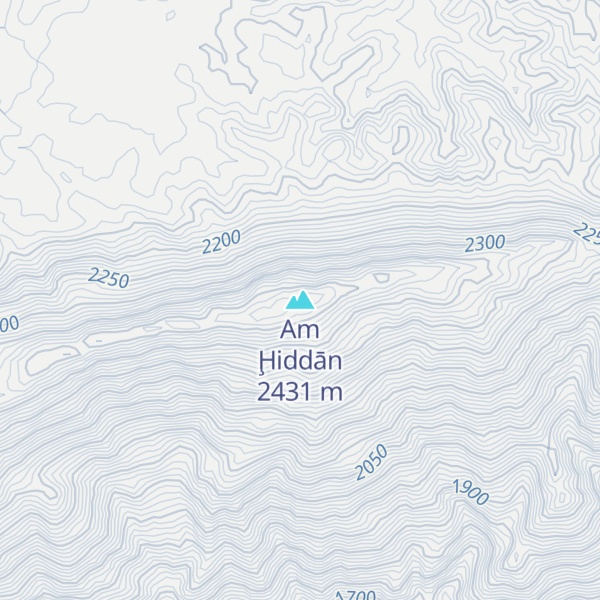 Map of Am Ḩiddān