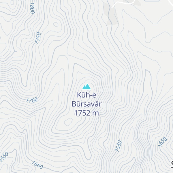 Map of Kūh-e Būrsavār
