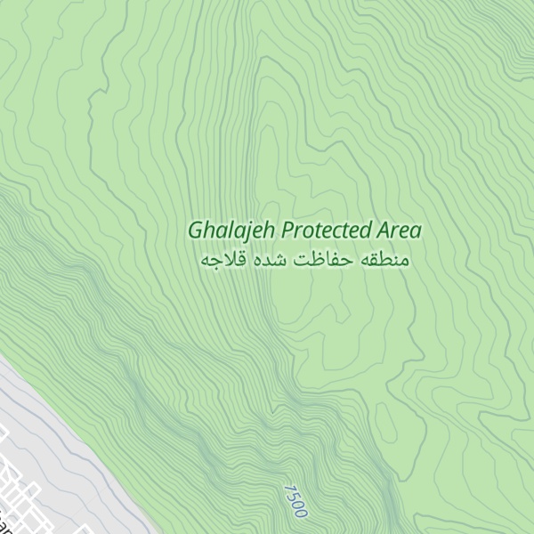 Map of Kūh-e Pūhān