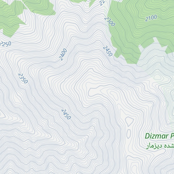 Map of Kūh-e Zey Naneh Dāghī