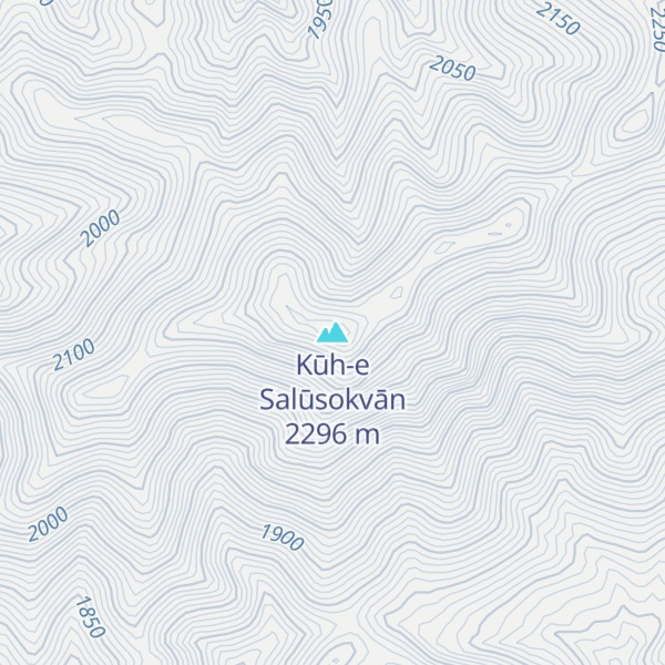 Map of Kūh-e Salūsokvān