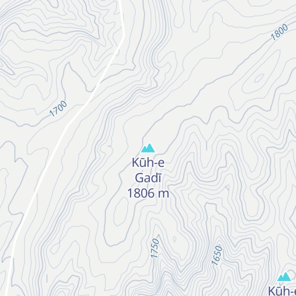 Map of Kūh-e Gadī