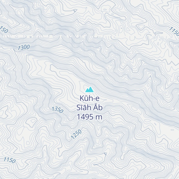 Map of Kūh-e Sīāh Āb