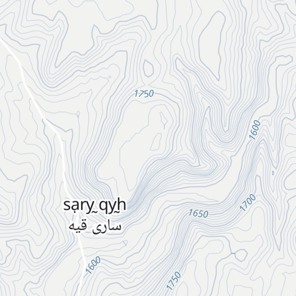 Map of Sanjar Dāghī