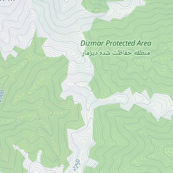 Map of Kūh-e Sarī Gūnī