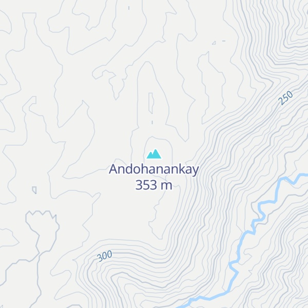 Map of Andohanankay