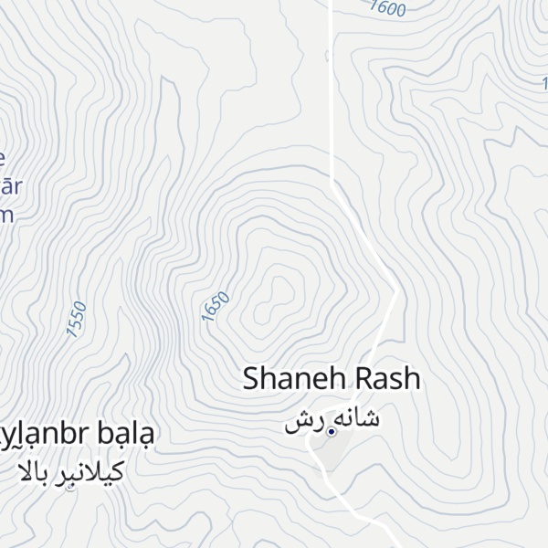Map of Kūh-e Barzeh