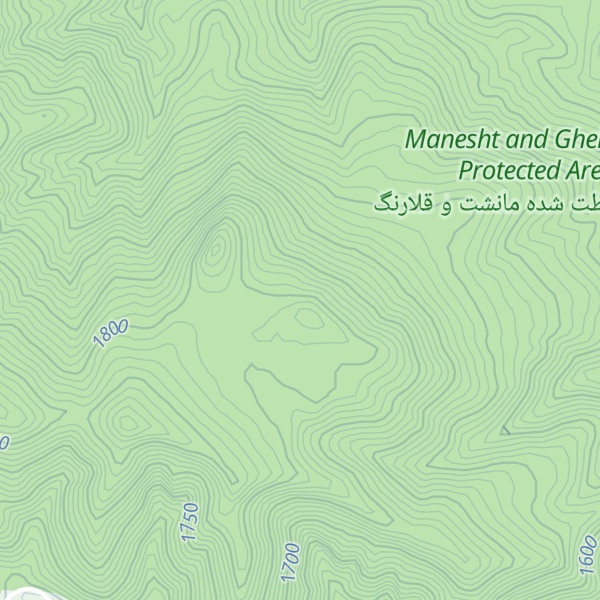 Map of Kūh-e Pīrū