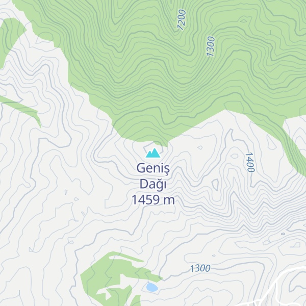 Map of Geniş Dağı