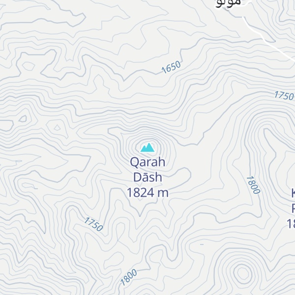 Map of Qarah Dāsh