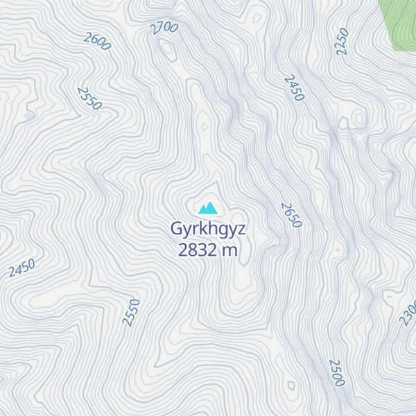 Map of Gyrkhgyz