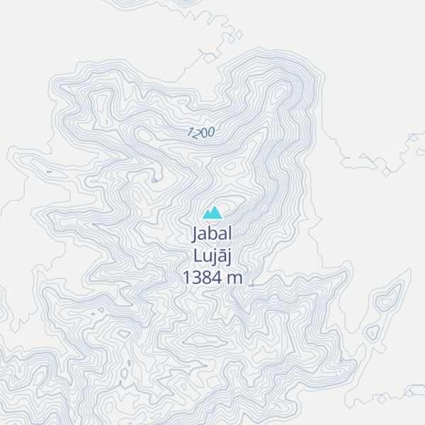 Map of Jabal Lujāj