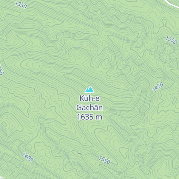 Map of Kūh-e Gachān
