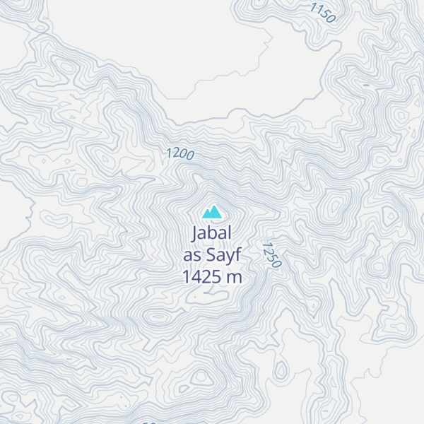 Map of Jabal as Sayf
