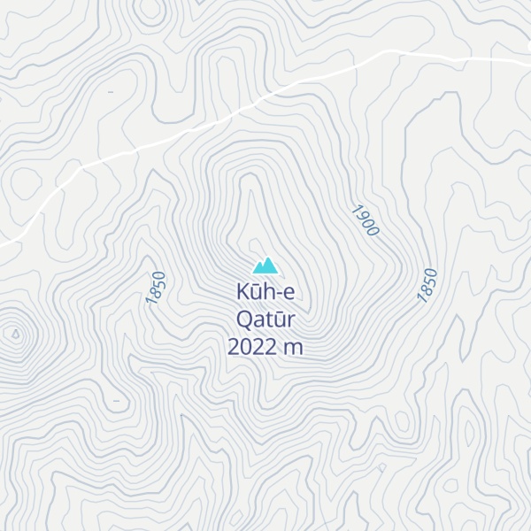 Map of Kūh-e Qatūr