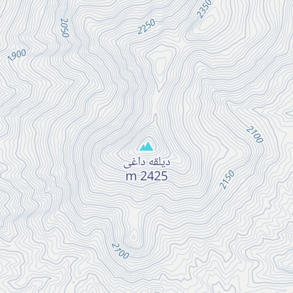 Map of دیلقه داغی