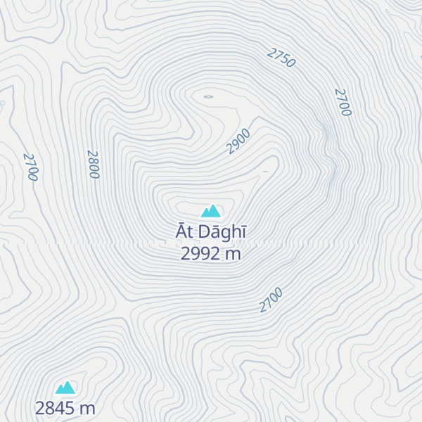 Map of Āt Dāghī