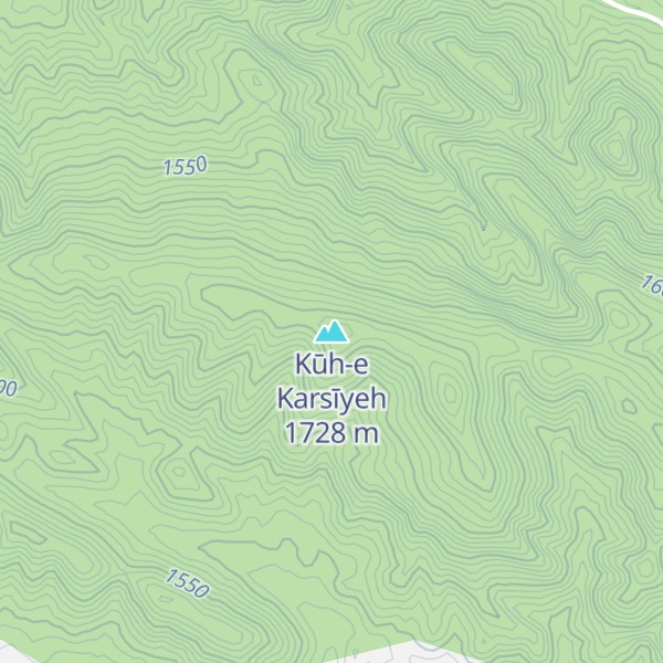 Map of Kūh-e Karsīyeh