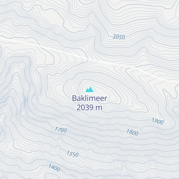 Map of Baklimeer